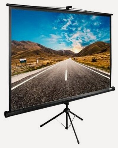 Изображение товара Экран Cactus 160x160см TriExpert CS-PSTE-160x160-BK 1:1 напольный рулонный