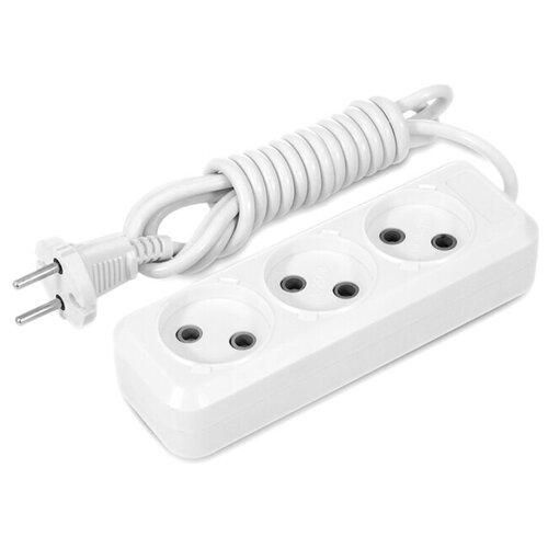 Удлинитель Реальная электрика 15м 3-местный IP44 6А бз 3R-15 белый 629₽