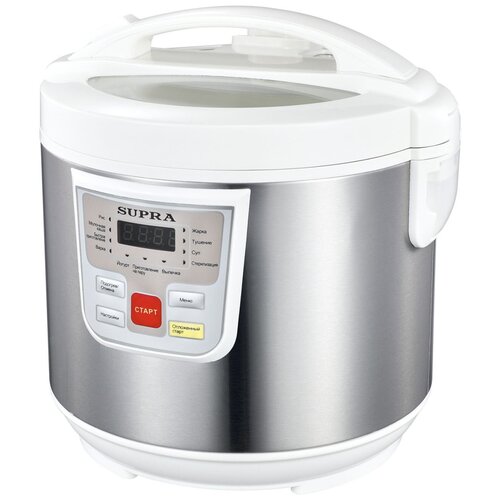 Мультиварка Supra MCS-4114 5л 900Вт серебристыйбелый 697400₽