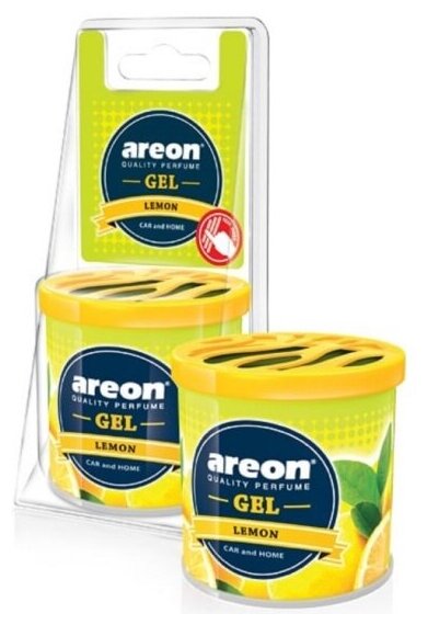 Автомобильный ароматизатор Areon GEL CAN Blister Лимон