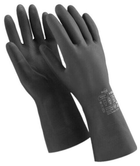 Перчатки КЩС Manipula Specialist Manipula Химопрен NPF09/CG973 неопреновые черные (размер 10-10.5, XL)