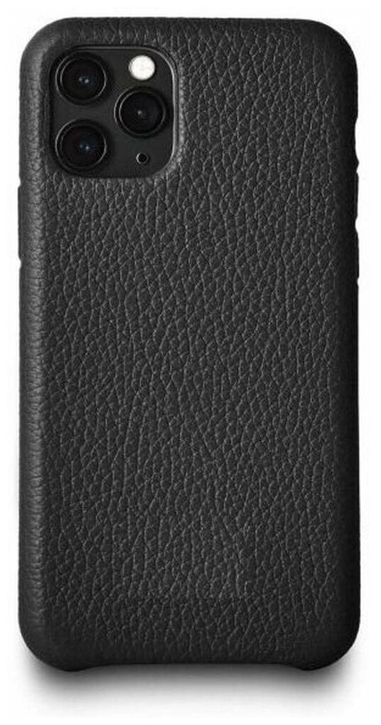 Накладка силикон Deppa Leather Case для Apple iPhone 13 Pro Max Черный арт.88124