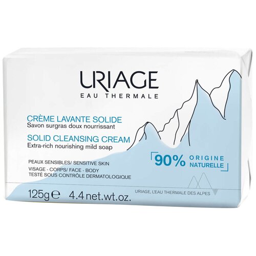 Uriage Очищающее крем-мыло с термальной водой и маслом ши Eau Thermale Creme Lavante Solide 125г