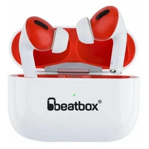 Наушники BeatBox Pods Pro 1 Wireless Charging White-Red 409600₽