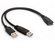 Кабель Ks-is USB 3.0 M-F с питанием (KS-447)