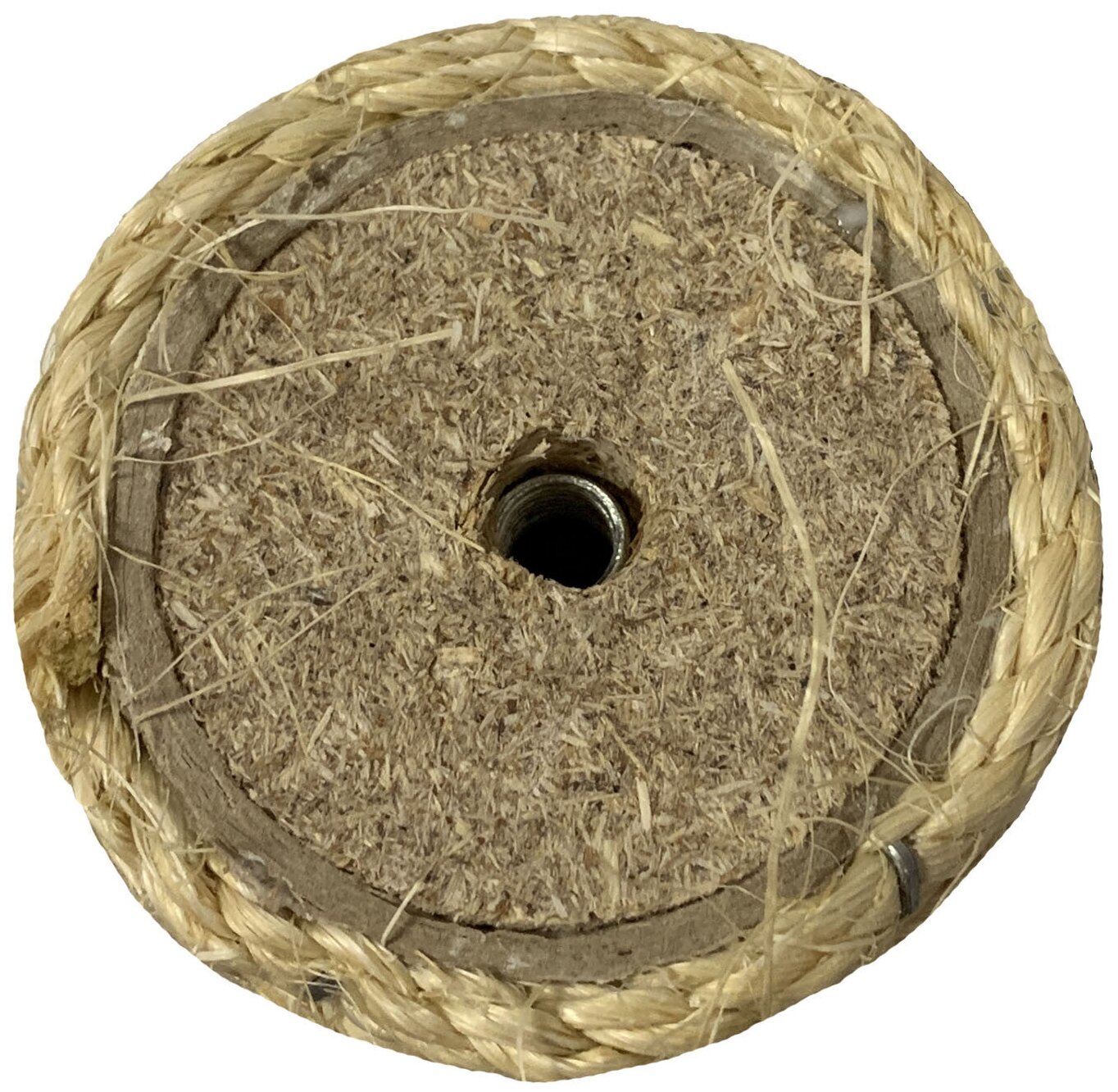 Сменный столбик для когтеточки 50 см, диаметр 7 см, сизалевый канат (гайка - гайка)