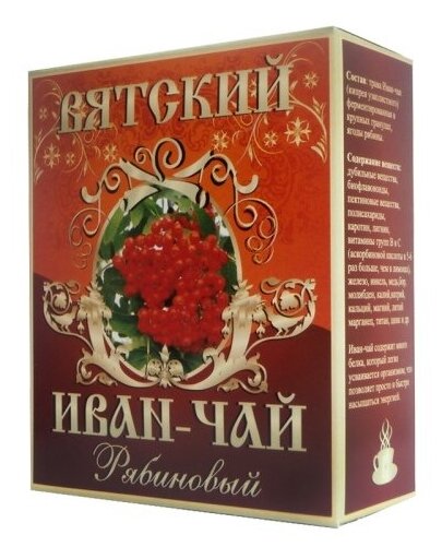 Чайный напиток «Вятский Иван-чай Рябиновый» (100 гр)