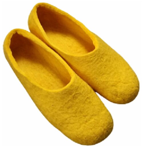 Тапочки ЭХМа, размер 35, желтый