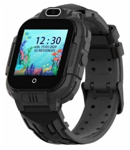 Детские умные часы Smart Baby Watch Wonlex KT16 GPS, WiFi, камера, 4G черные (водонепроницаемые)