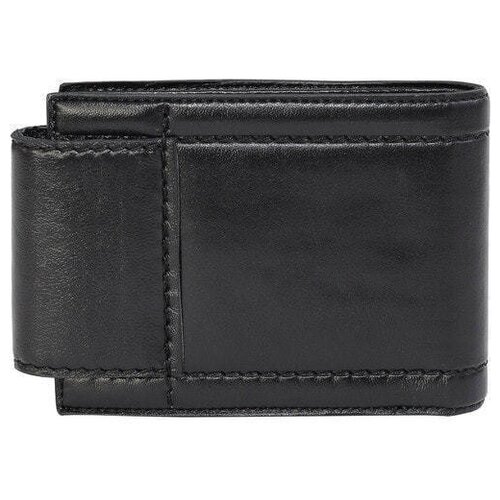 фото Кошелек из натуральной кожи. boss | чёрный макей