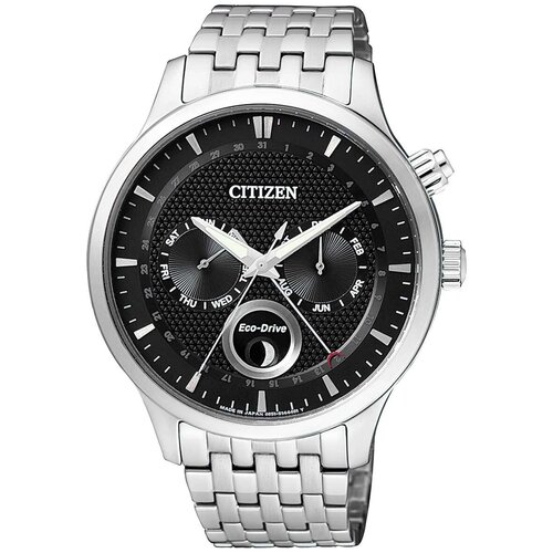 Наручные часы CITIZEN Eco-Drive AP1050-56E, серебряный, черный