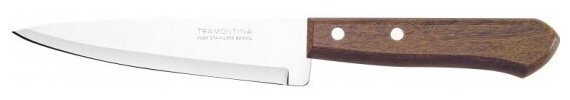 Нож кухонный Tramontina Dynamic (22902/106) стальной шеф лезв.150мм прямая заточка серебристый блист - фото №6