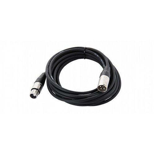 Cordial CCM 5 FM микрофонный кабель XLR female - XLR male, 5.0м cordial ccm 7 5 fm микрофонный кабель 7 5 метров цвет черный