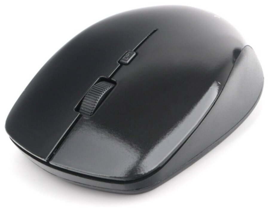 Мышь беспров Gembird MUSW-250 24ГГц 3 кнопки колесо кнопка1600DPI черный MUSW-250