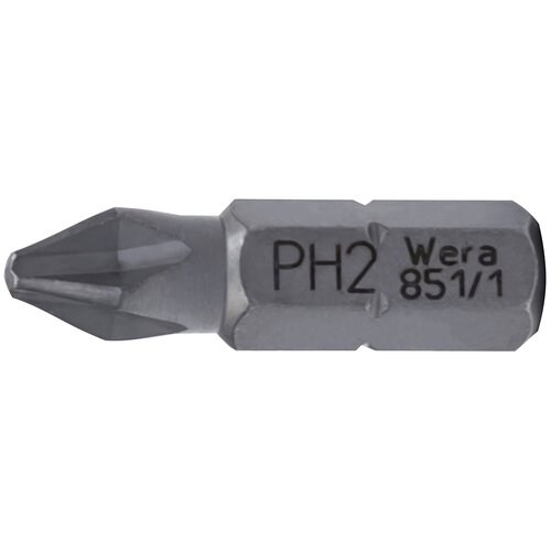Бита PH2х 25мм Standard 8511Z Wera 05072072001 50₽