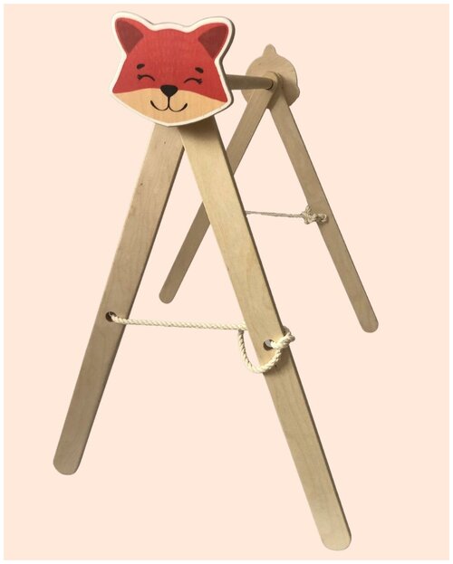 Деревянная стойка тренажер Монтессори для мобилей и игрушек для новорожденных 