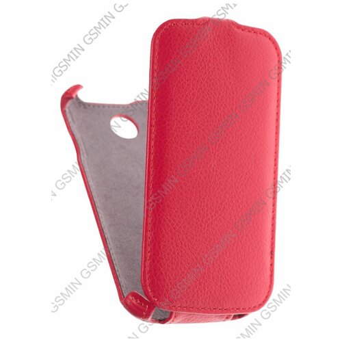 Кожаный чехол для Lenovo A760 Armor Case (Красный) кожаный чехол для lenovo s930 armor case full красный