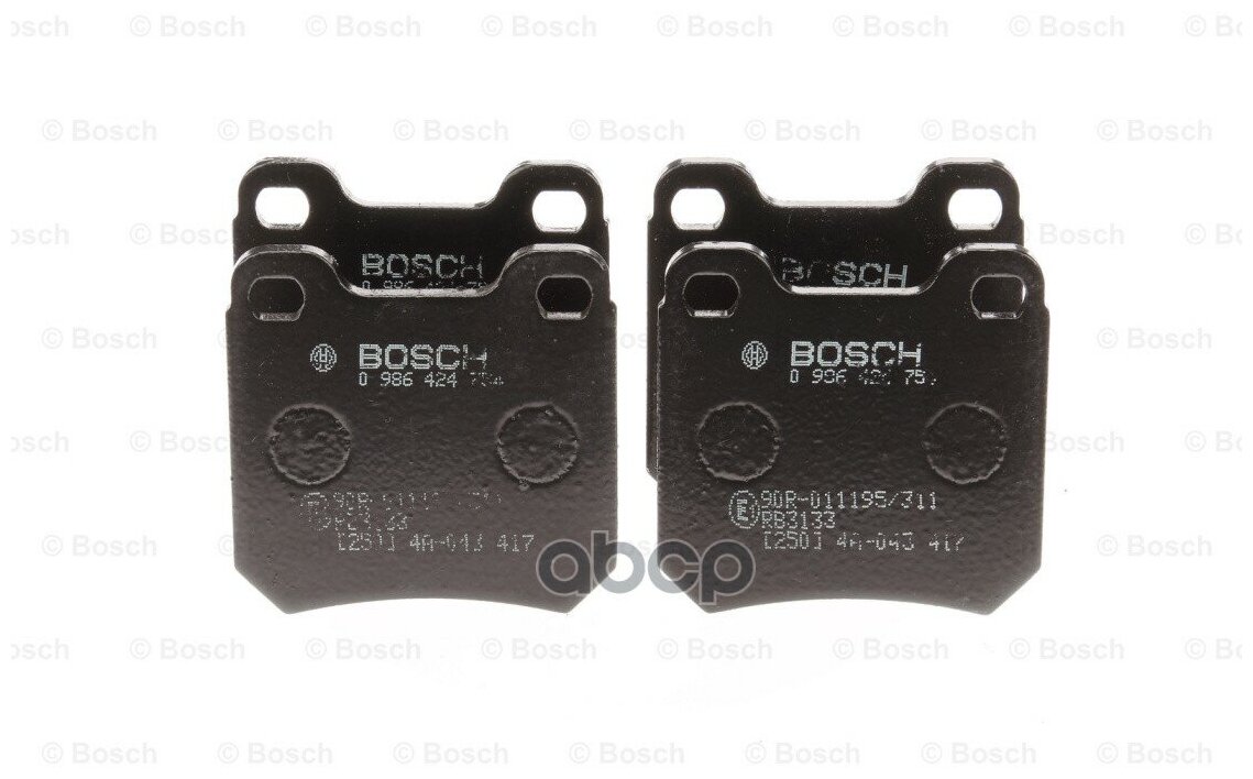 BOSCH 0 986 424 754 Колодки зад. OPEL OMEGA A, B/VECTRA B WVA21050