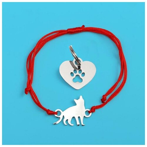 Пушистое счастье Подвес для кошки и браслет на руку «Тайская кошка»