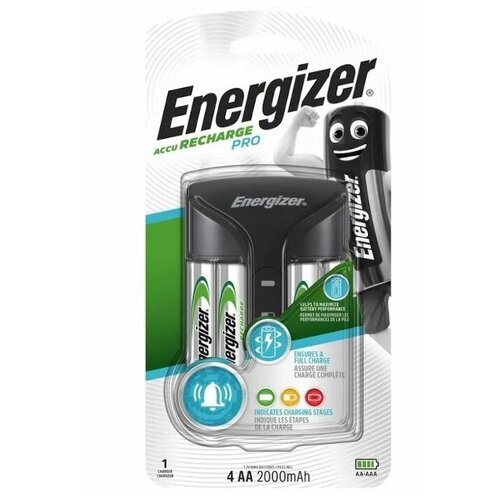 Зарядное устройство Energizer ЗУ Charger Pro AA-AAA (+4xАА 2000mah)