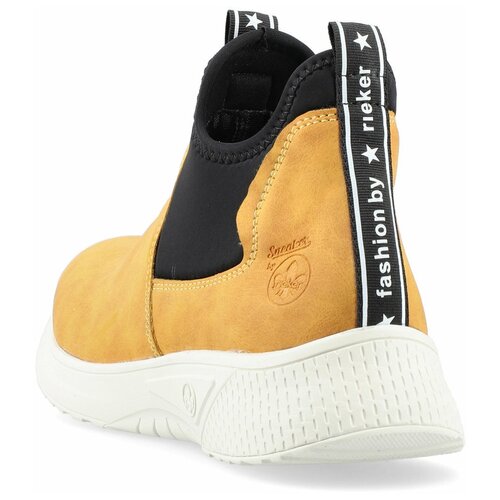 фото Ботинки rieker женские демисезонные, размер 39, цвет желтый, артикул x8763-68