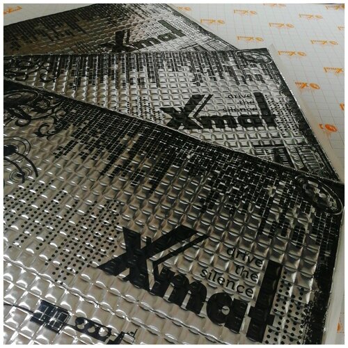 Виброизоляция X.mat М4 ( вибра 4 мм, 7 листов в упаковке) виброизоляция Xmat, Хмат для автомобиля толщина 4 мм.