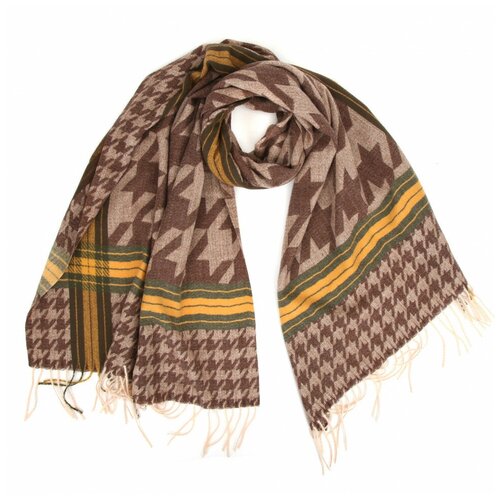 фото Шарф женский fabretti, zs2120929-12 коричневый