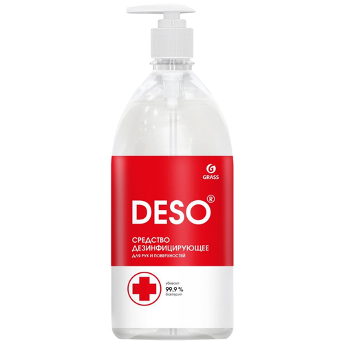 Grass Дезинфицирующее средство DESO, 1000 мл, тип крышки: дозатор
