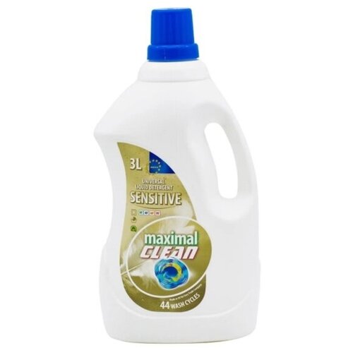 Гель для стирки Maximal Clean SENSITIVE для деликатных тканей, 3 л