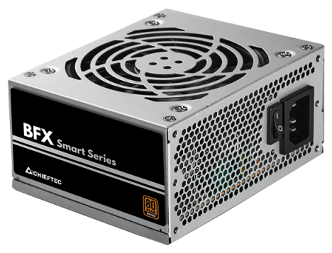 Блок питания Chieftec Smart BFX-450BS (ATX 2.53, 450W, SFX, 80 PLUS BRONZE, Active PFC, 90mm fan) OEM (BFX-450BS)