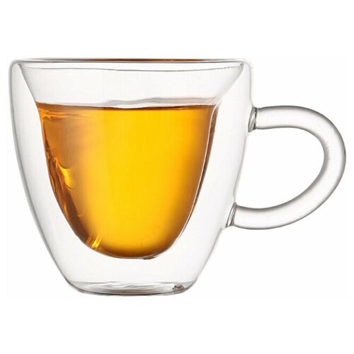 Чашка из двойного стекла, кружка 250 мл