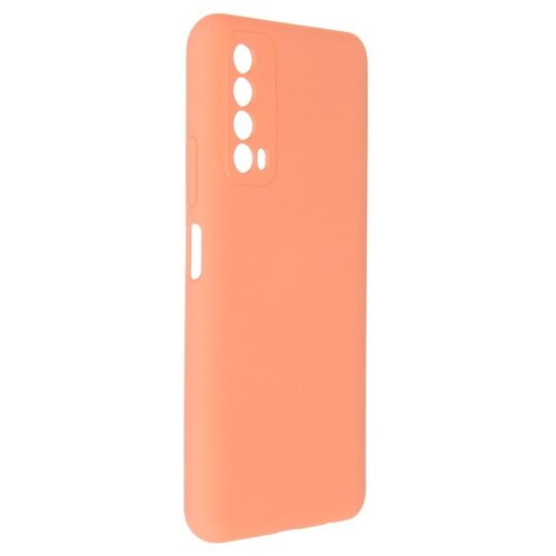 фото Чехол pero для huawei p smart 2021 liquid silicone coral pcls-0062-or