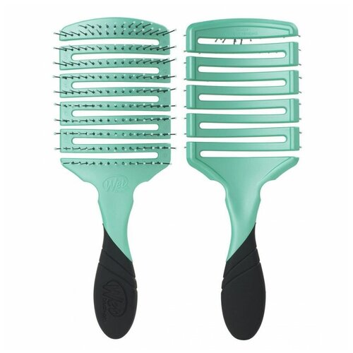 WET BRUSH PRO FLEX DRY PADDLE PURIST BLUE Щетка для сушки волос прям. (голубая) с мягкой ручкой