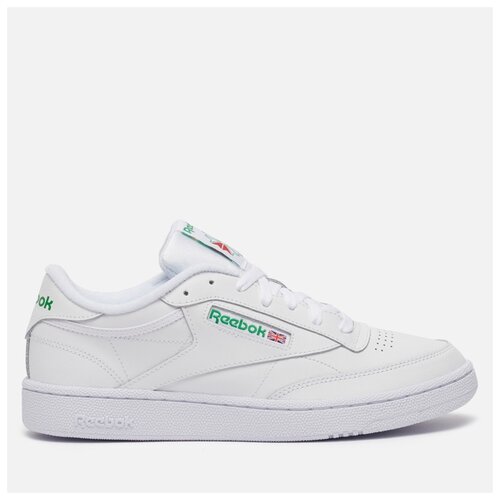 Кроссовки Reebok Club C, демисезонные, повседневные, натуральная кожа, перфорированные, размер 36.5, белый