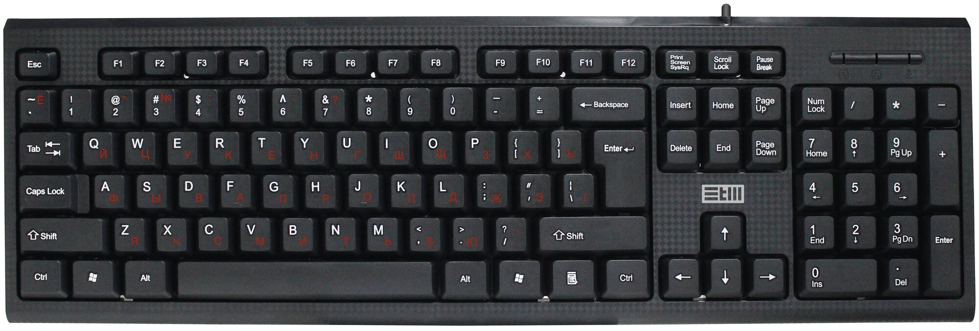 STM USB Keyboard WIRED STM 201C black