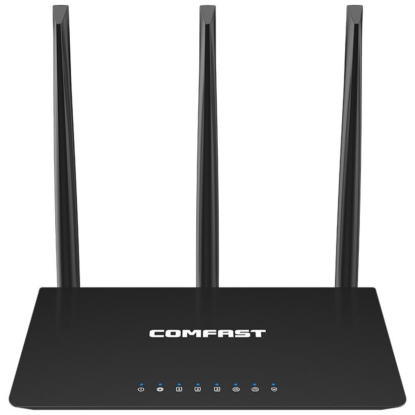 Wi-Fi роутер COMFAST CF-WR619AC, 2.4 ГГц/5.8 ГГц, 1200 Mbps, MU-MIMO, OpenWRT