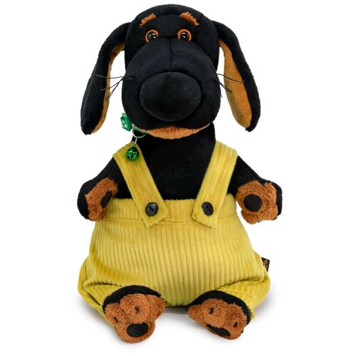 Budi Basa Мягкая игрушка Собака Ваксон с ошейником и в штанах на лямках 29 см Vaks29-055