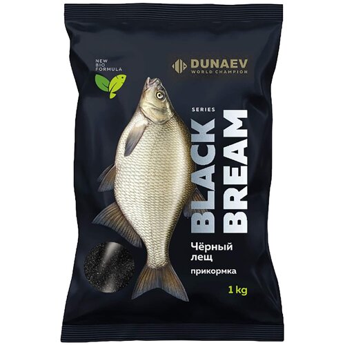 фото Дунаев прикормка dunaev black series 1 кг bream (черный лещ)