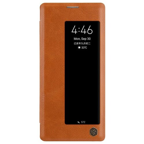 Чехол Nillkin Qin Leather Case для Huawei Mate 30 Pro Brown (коричневый) чехол книжка nillkin qin leather case для huawei mate 30 lite huawei nova 5i pro черный