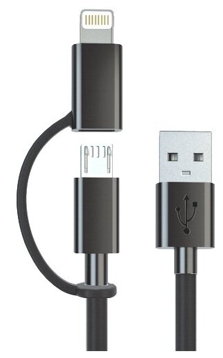 Кабель microUSB 1м Gembird CC-mAPUSB2bk1m плоский - фото №4