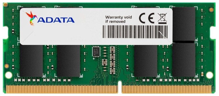 Модуль памяти SODIMM DDR4 8GB ADATA AD4S32008G22-SGN PC4-25600 3200MHz CL22 1.2V RTL