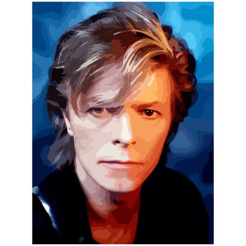 Картина по номерам на холсте David Bowie - 2 30X40