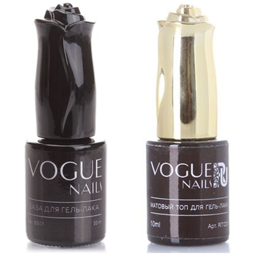 Vogue Nails, Набор База и Матовый Топ, 10 мл