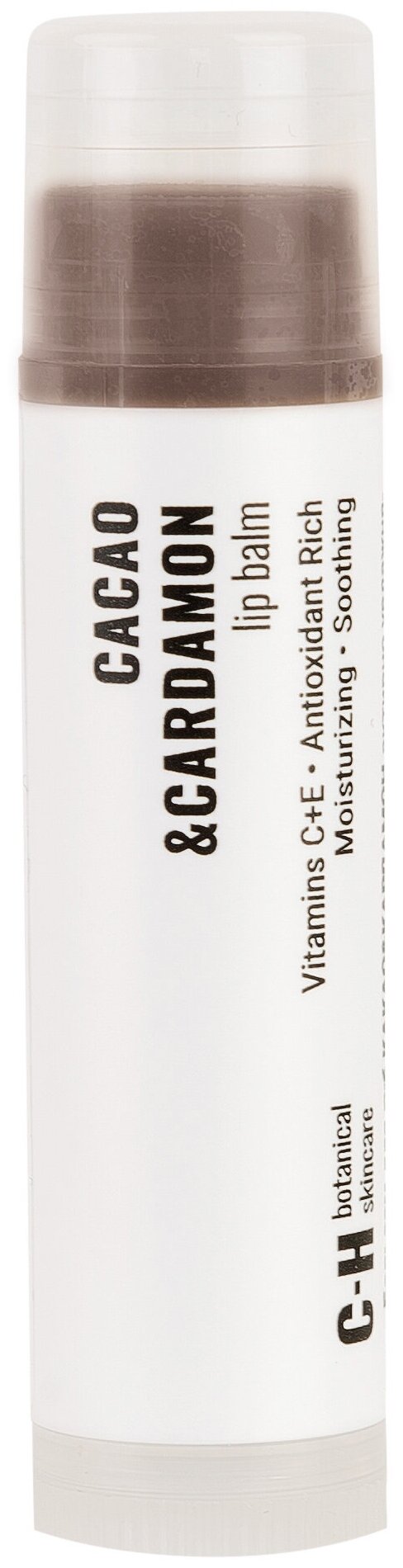 C-H / Увлажняющий бальзам для губ Какао и Кардамон, органический, 5 г