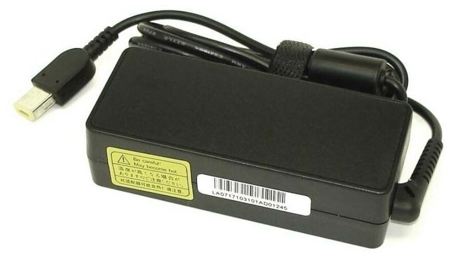 Зарядное устройство (блок питания/зарядка) Amperin AI-LN45 для ноутбука Lenovo 20В, 2.25А, 45Вт, прямоугольный