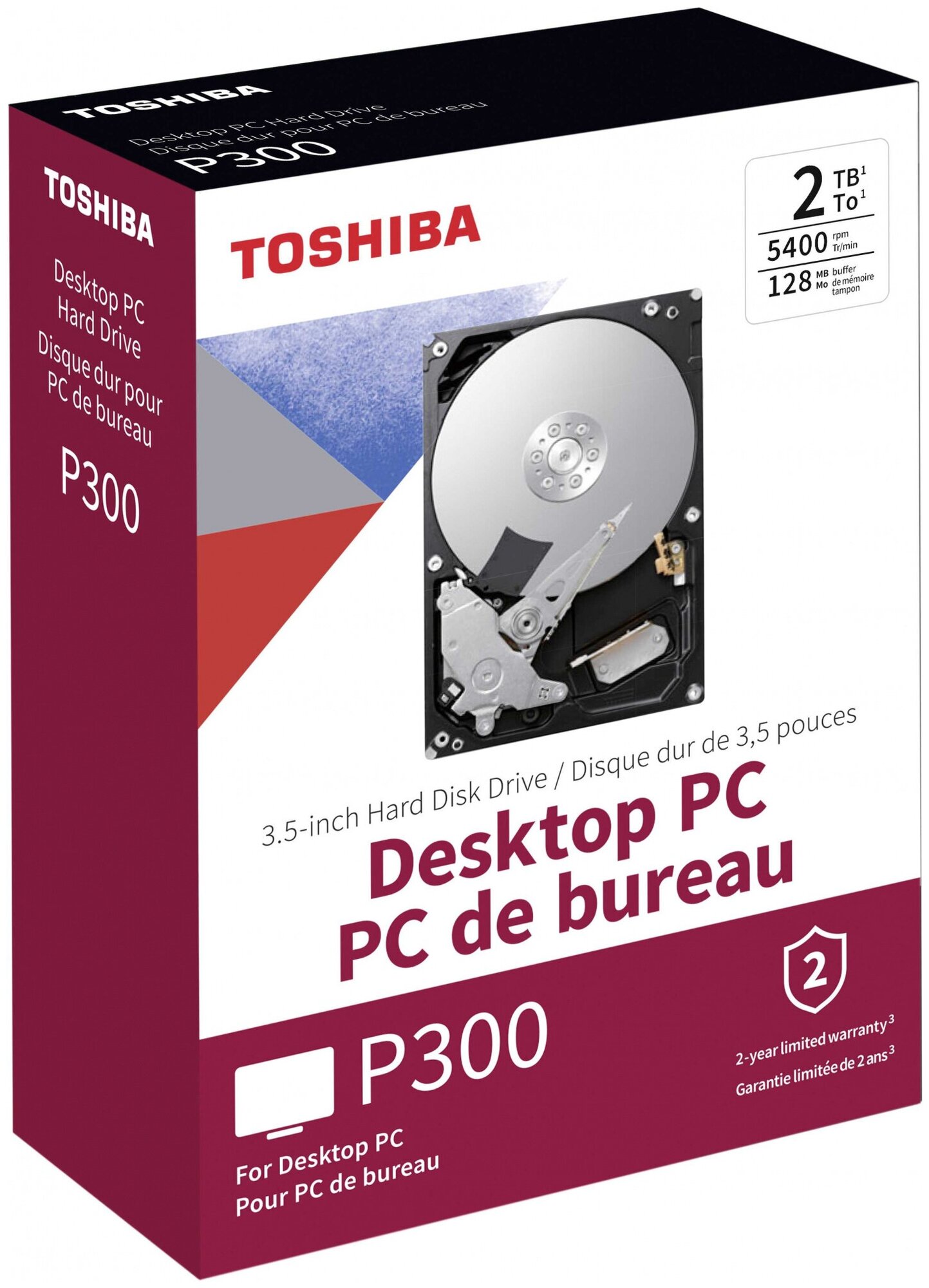 Toshiba P300 2Tb HDWD220EZSTA