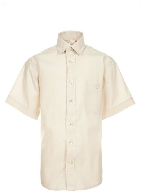 Школьная рубашка Imperator, размер 104-110, бежевый