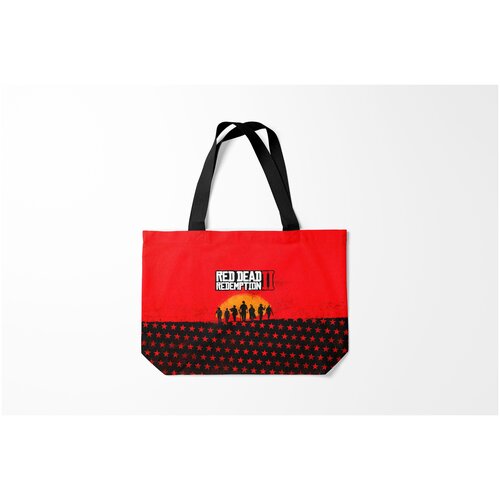 фото Сумка-шоппер / 46х35 см / геймерам / red dead redemption 2 burnettie