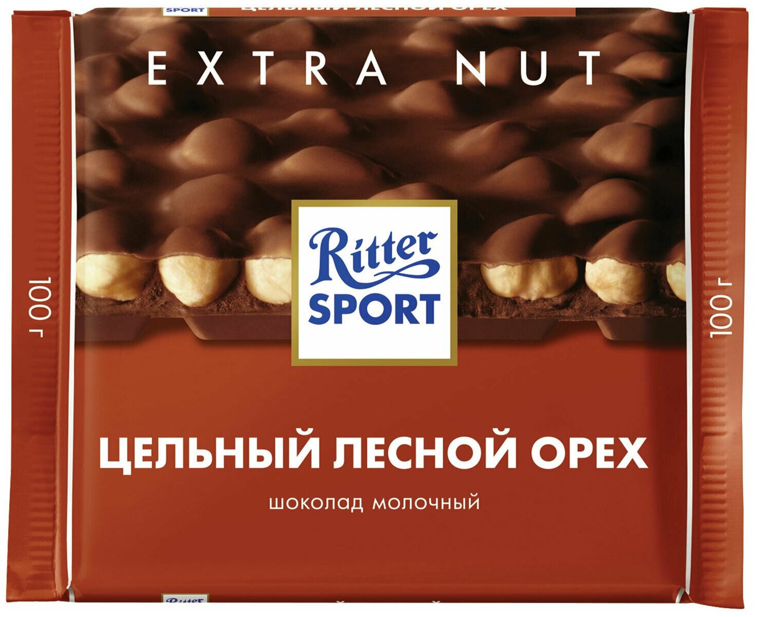 Шоколад Ritter Sport молочный с цельным лесным орехом, 100 г - фото №18
