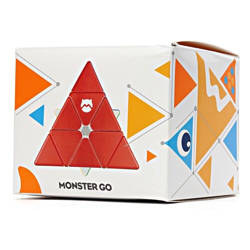 Головоломка-пирамидка GAN Monster Go Pyraminx пирамидка для спидкубинга gan pyraminx mg цветной пластик